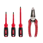 Milwaukee 4-Piece 1000V Insulated Hand Tool Set with Screwdrivers and 6-in-1 Pliers thumbnail 1