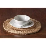 LR Resources 15 in. Natural Jute Braided Round Placemats, Set of 2 thumbnail 4