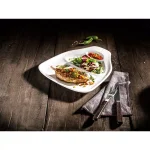 Villeroy & Boch BBQ Passion 2-Piece White Porcelain Steak Plate Set, Service for 2 thumbnail 2