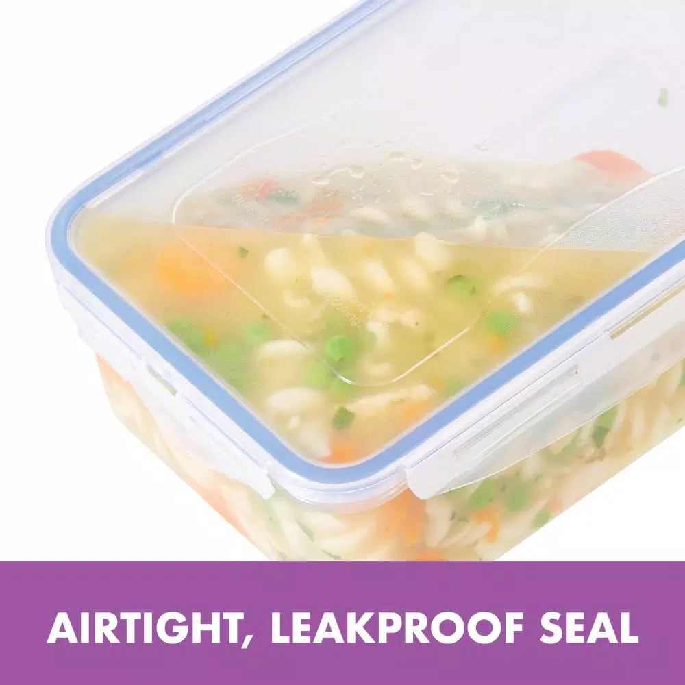 Lock & Lock Easy Essentials 14-Piece Food Storage Container Set, Airtight & Leakproof