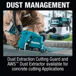 Makita 9 in. 36V X2 LXT Brushless Cordless Angle Grinder with AWS & Electric Brake thumbnail 10
