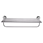 ALFI BRAND AB9583 23.63 in. Wall Mount Towel Rack with Shelf, Polished Chrome thumbnail 4