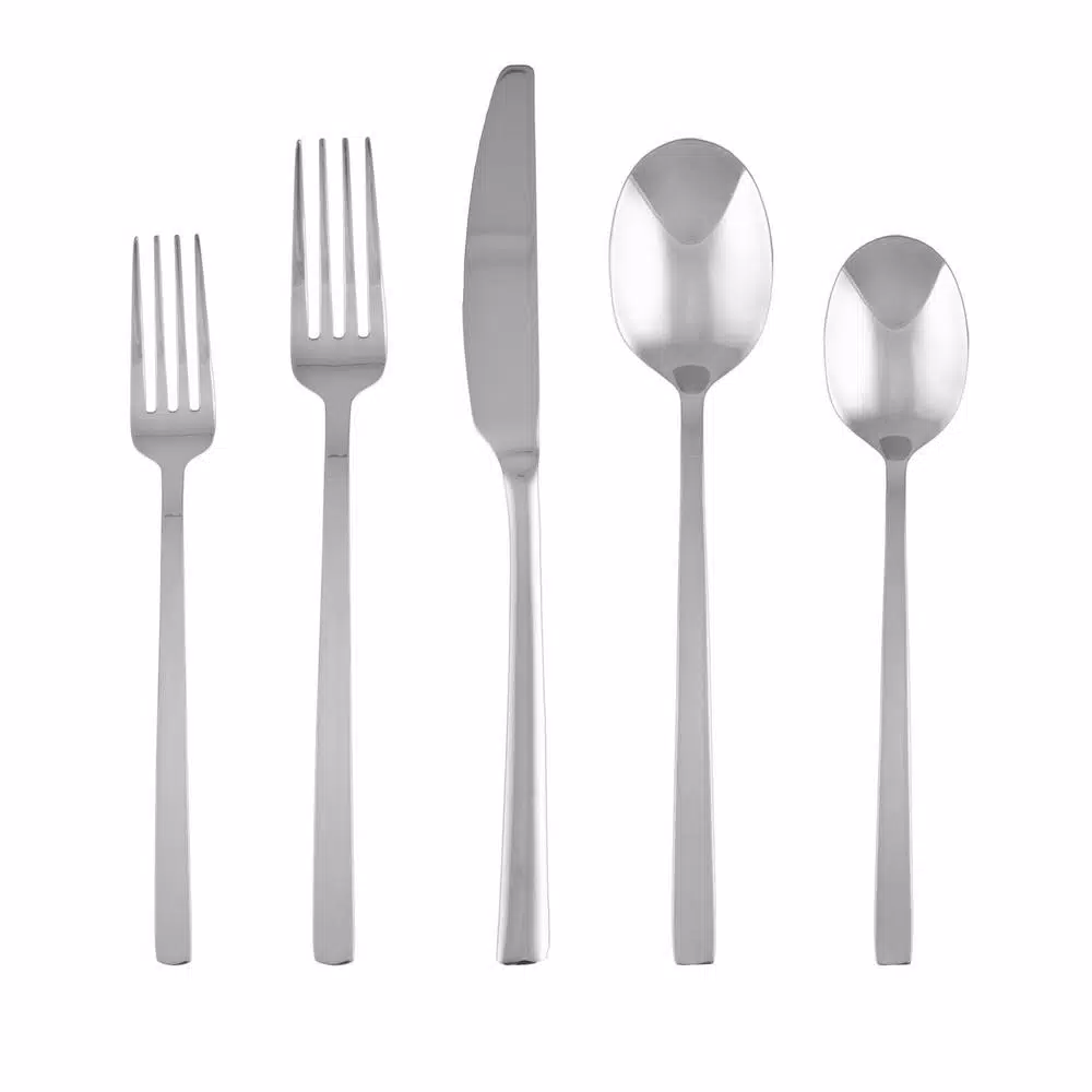 Cambridge Silversmiths Beacon Mirror 45-Piece Flatware Set, Service for 8, 18/0 Stainless Steel