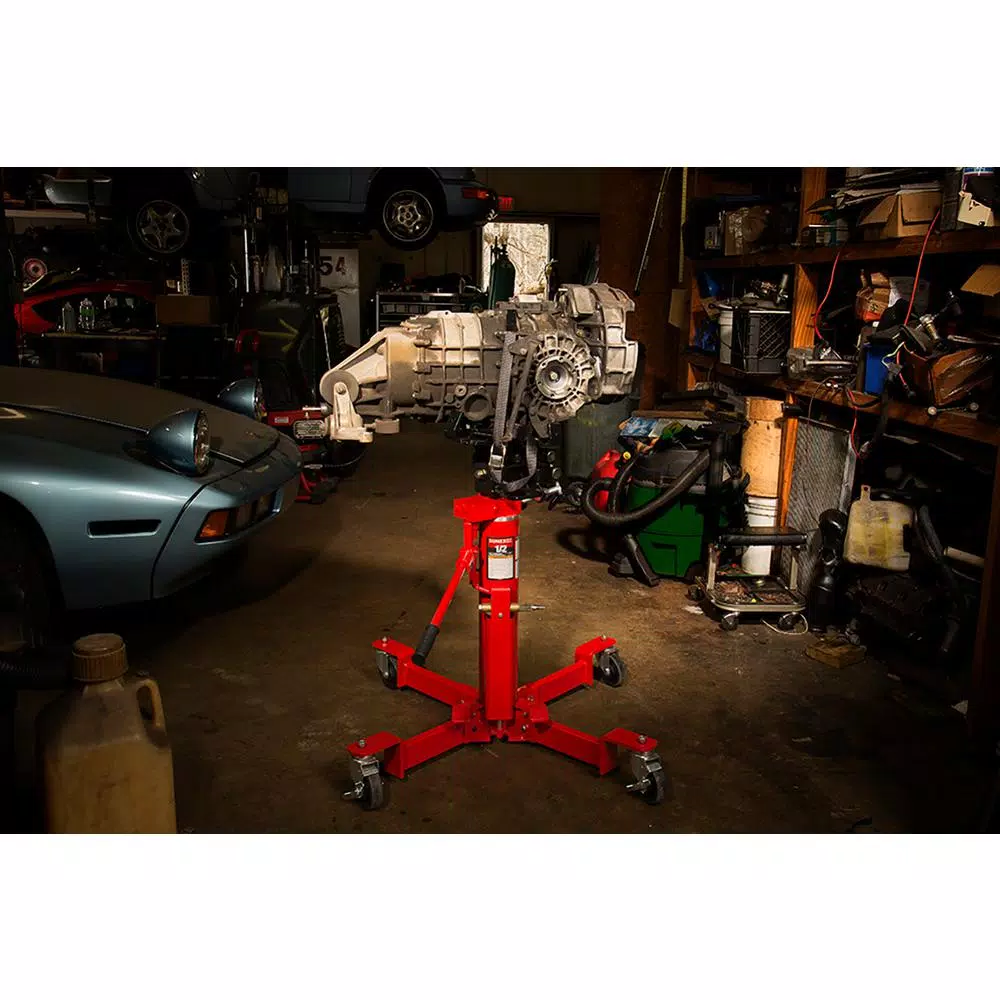 Sunex Tools 1000 lb. Capacity Air and Hydraulic Telescopic Transmission Jack