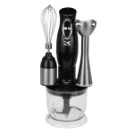 KALORIK 3-in-1 Black Stainless Steel Hand Mixer with Food Chopper, Whisk, and Mixing Cup thumbnail 1