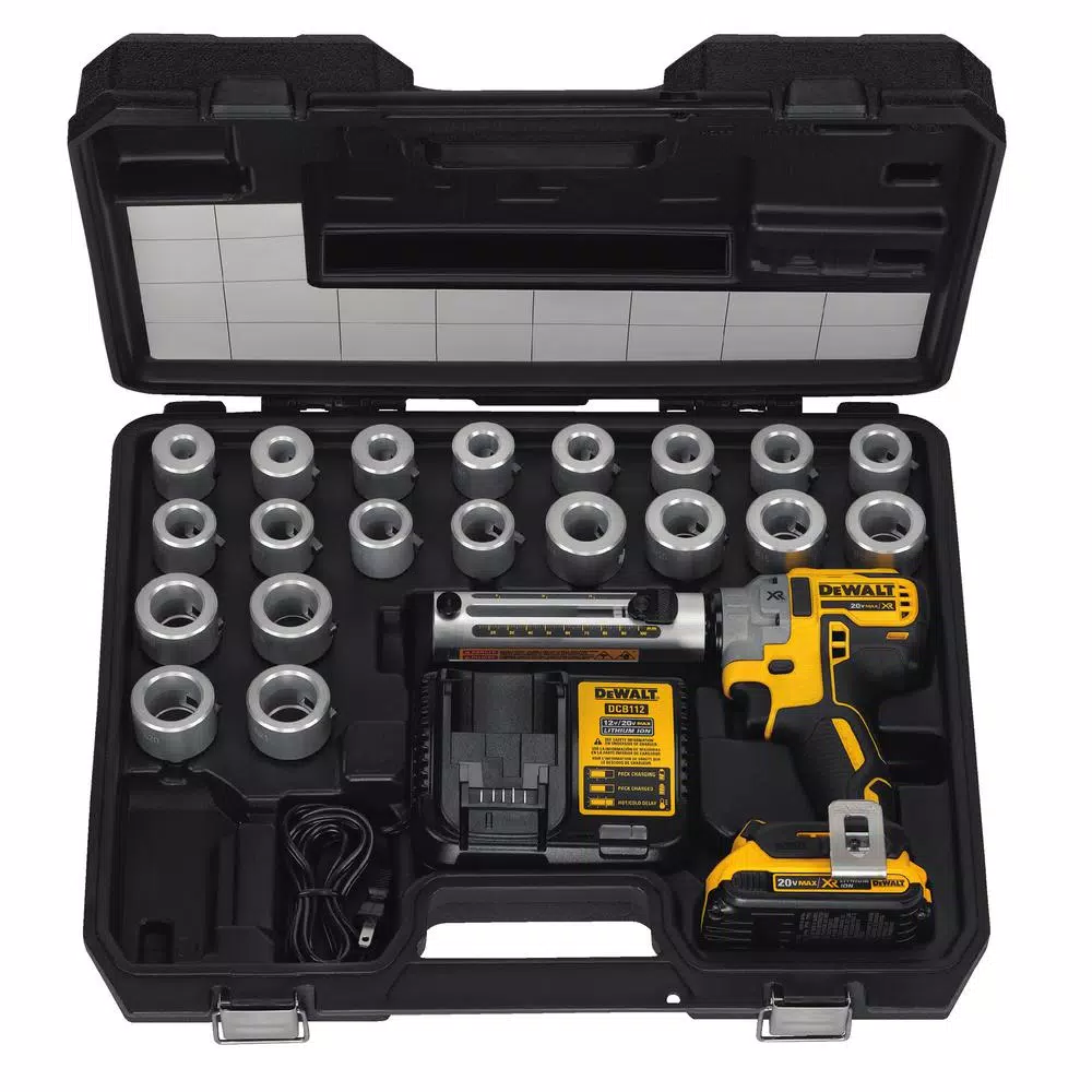 DEWALT 20V MAX Cordless Cable Cutter and Cable Stripper Combo Kit (DCE150D1 & DCE151TD1)