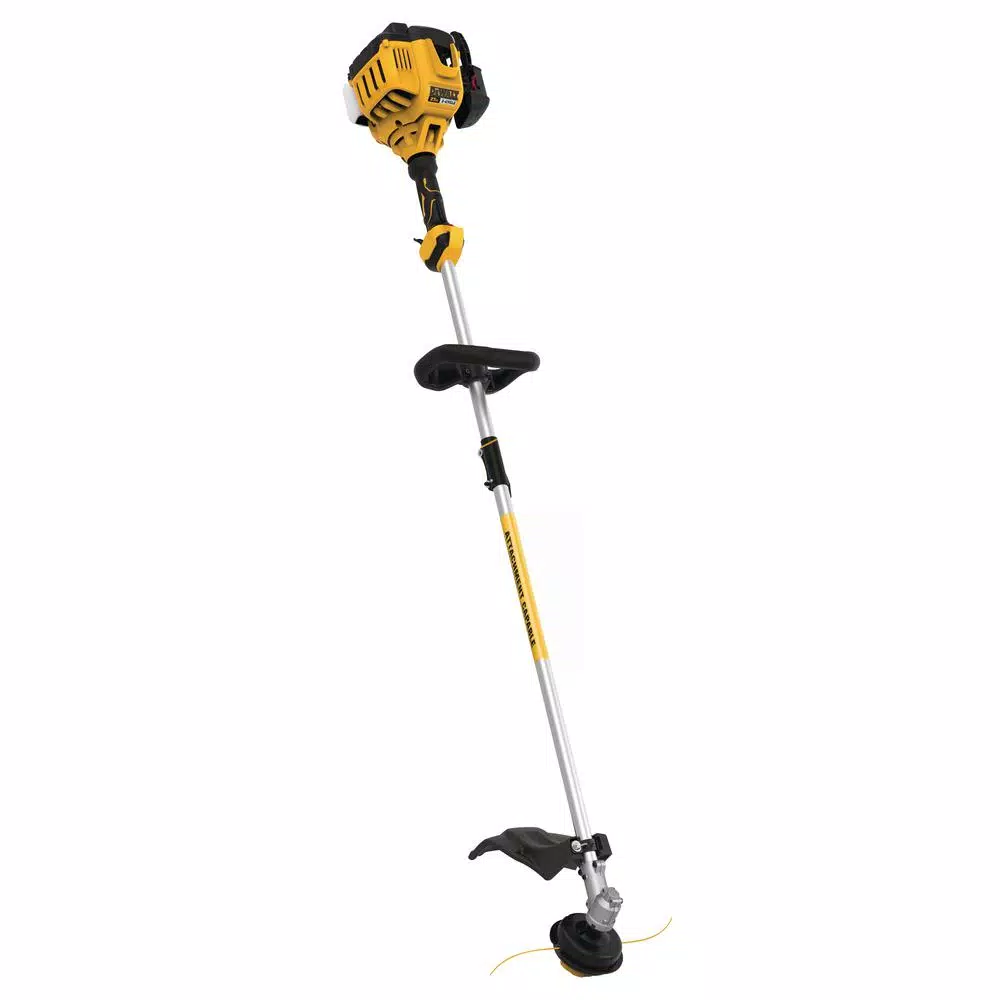 DEWALT 27cc 2-Cycle Gas Straight Shaft String Trimmer, Attachment Capable