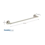 Franklin Brass Voisin 3-Piece Brushed Nickel Bath Hardware Set thumbnail 4