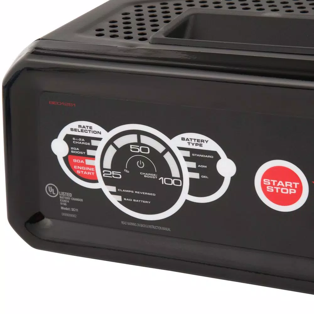 Schumacher SC1389 15 Amp 12V 3-Bank On-Board Marine Sequential Battery Charger