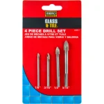 MIBRO 4-Piece Industrial Carbide Glass and Tile Drill Bit Set, 1/8 in. to 5/16 in. thumbnail 1