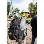 Ergodyne 6670CT Lime Evaporative Hard Hat Neck Shade with Cooling Towel thumbnail 3