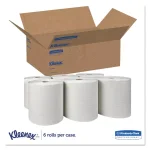 Kleenex Essential Plus Hard Roll Paper Towels, 8 in. x 600 ft, 6 Rolls per Carton thumbnail 3