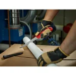 Milwaukee Serrated Blade Insulation Knife with Stainless Steel Drop Point Blade thumbnail 3