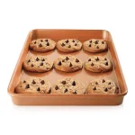 Gotham Steel 17.6 x 11.8 in. Ti-Ceramic Non-Stick Baking Sheet, Copper Aluminum Cookie Sheet thumbnail 1