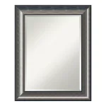 Amanti Art Quicksilver 24 x 18 in. Rectangular Beveled Edge Bathroom Vanity Mirror, Metallic Silver thumbnail 1