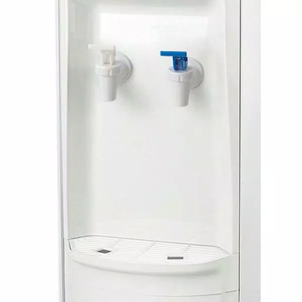 Vitapur Top Loading Floor Standing Water Cooler Dispenser, Cold & Room Temperature, White