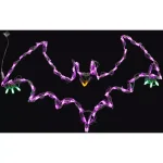 Haunted Hill Farm Flying Bats LED Halloween Window Lights, Set of 2 thumbnail 9