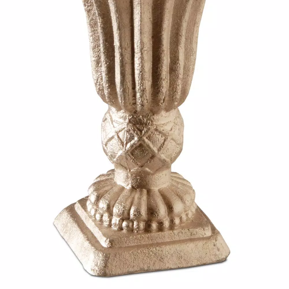 Unbranded 17 in. Gold and Pearl Easter Egg Tree Topiary with Ceramic Urn Base