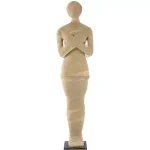 Haunted Hill Farm 5 ft. Standing Wrapped Mummy Halloween Prop thumbnail 1
