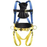 Werner Blue Armor 1000 Construction Safety Harness with 3 D-Rings, Small thumbnail 1
