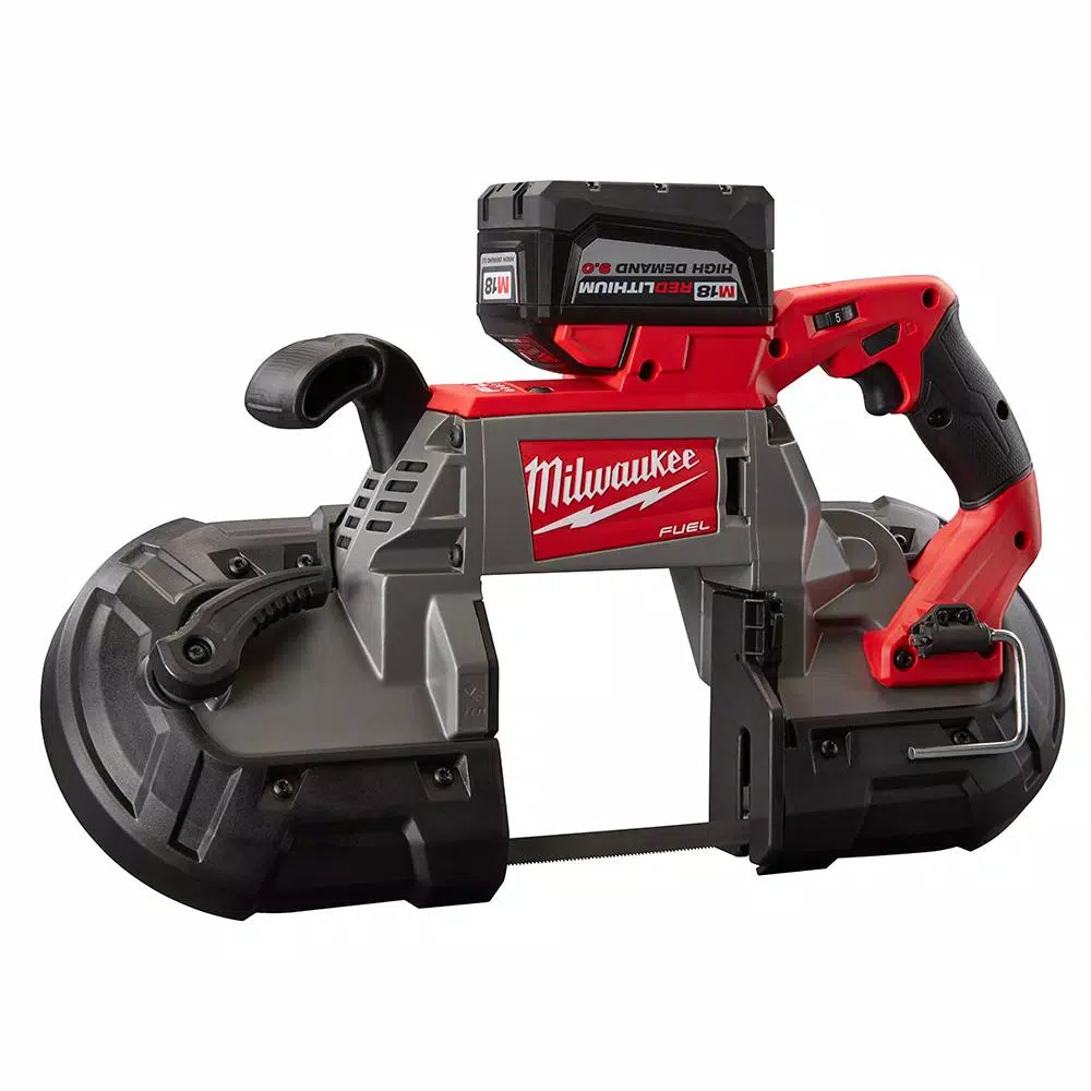 Milwaukee M18 FUEL 18V Brushless Deep Cut Band Saw Kit w/ (2) 9.0Ah Batteries & Rapid Charger