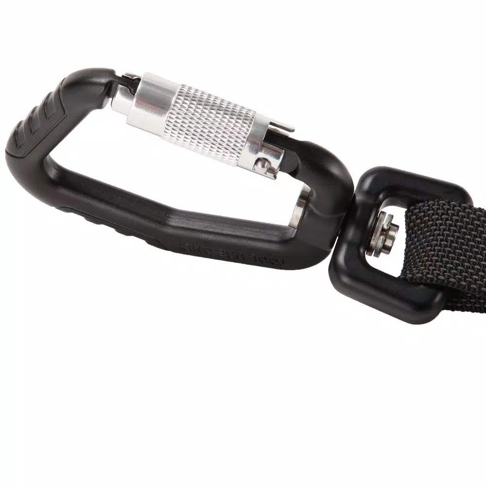 Milwaukee 15 lb. Locking Tool Lanyard, Black
