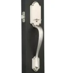 Kwikset Arlington Satin Nickel Entry Door Lever, Right-Handed, Handleset Only thumbnail 2