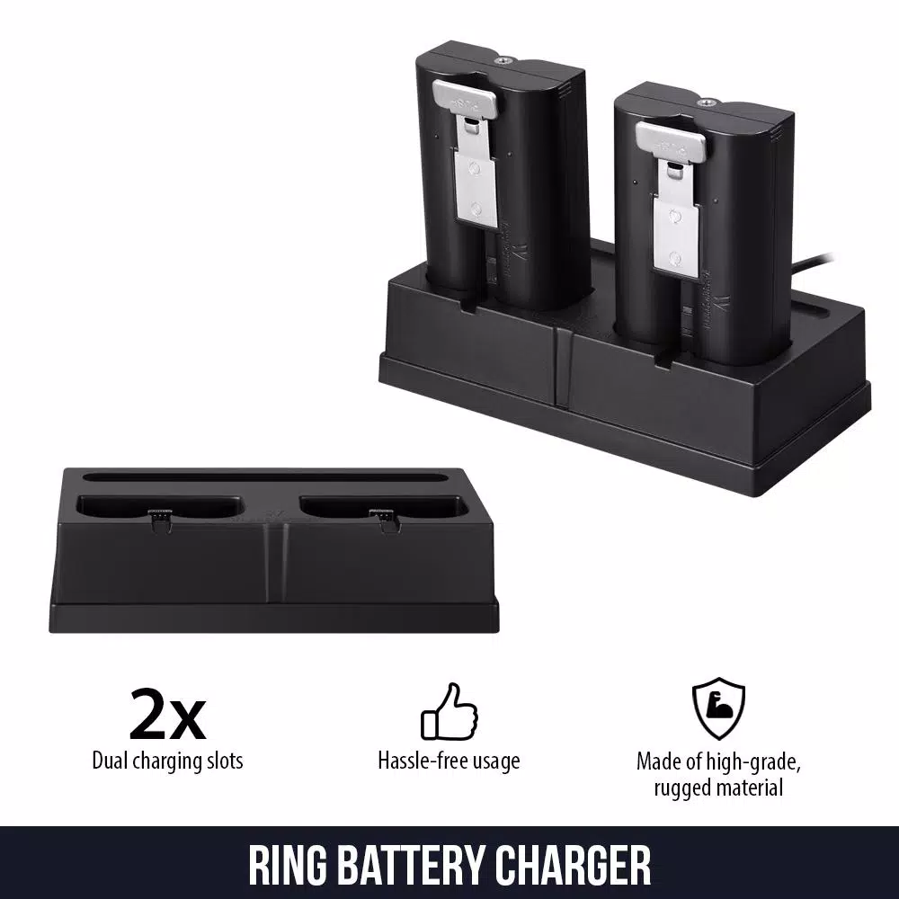 Wasserstein Charging Station for Ring Compatible Rechargeable Batteries