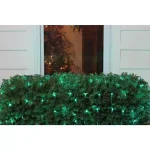 Northlight 4 ft. x 6 ft. Green LED Net Style Christmas Lights with Green Wire, 150 Bulbs thumbnail 2