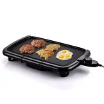 OVENTE 1200W Electric Griddle with Non-Stick Plate, Temperature Control and Drip Tray, 16x10 inch thumbnail 1