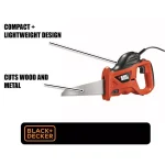 BLACK+DECKER 3.4 Amp Corded Specialty Hand Saw with Keyless Blade Change thumbnail 2