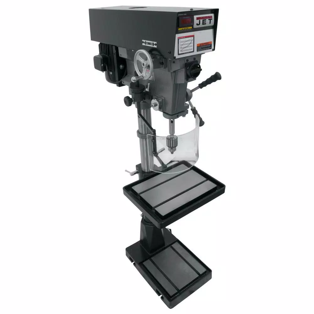 JET 1 HP 15 in. Floor Standing Drill Press, Variable Speed, 115/230V, J-A5816