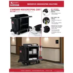 Suncast Commercial Carry Caddy for Housekeeping Carts, Black Resin Organizer thumbnail 4