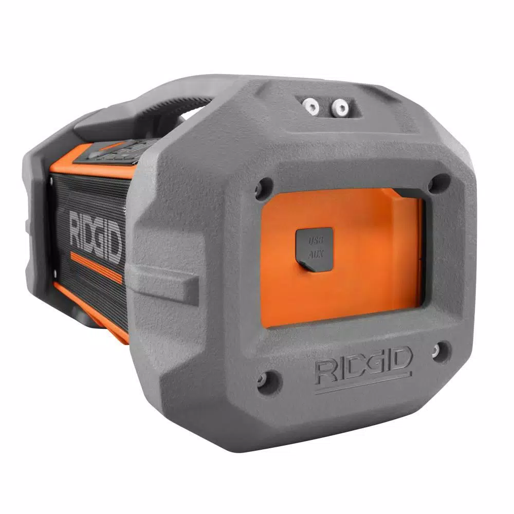 RIDGID 18V Hybrid Jobsite Radio Kit with 2.0 Ah Lithium-Ion Battery and Charger