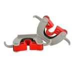 Alpine Industries Wall Mounted Mop and Broom Holder with 2-Hooks (2-Pack) thumbnail 1