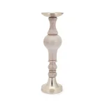 IMAX Trisha Yearwood Nightingale Mango Wood Hurricane Candle Holder Set of 3, Gray thumbnail 6