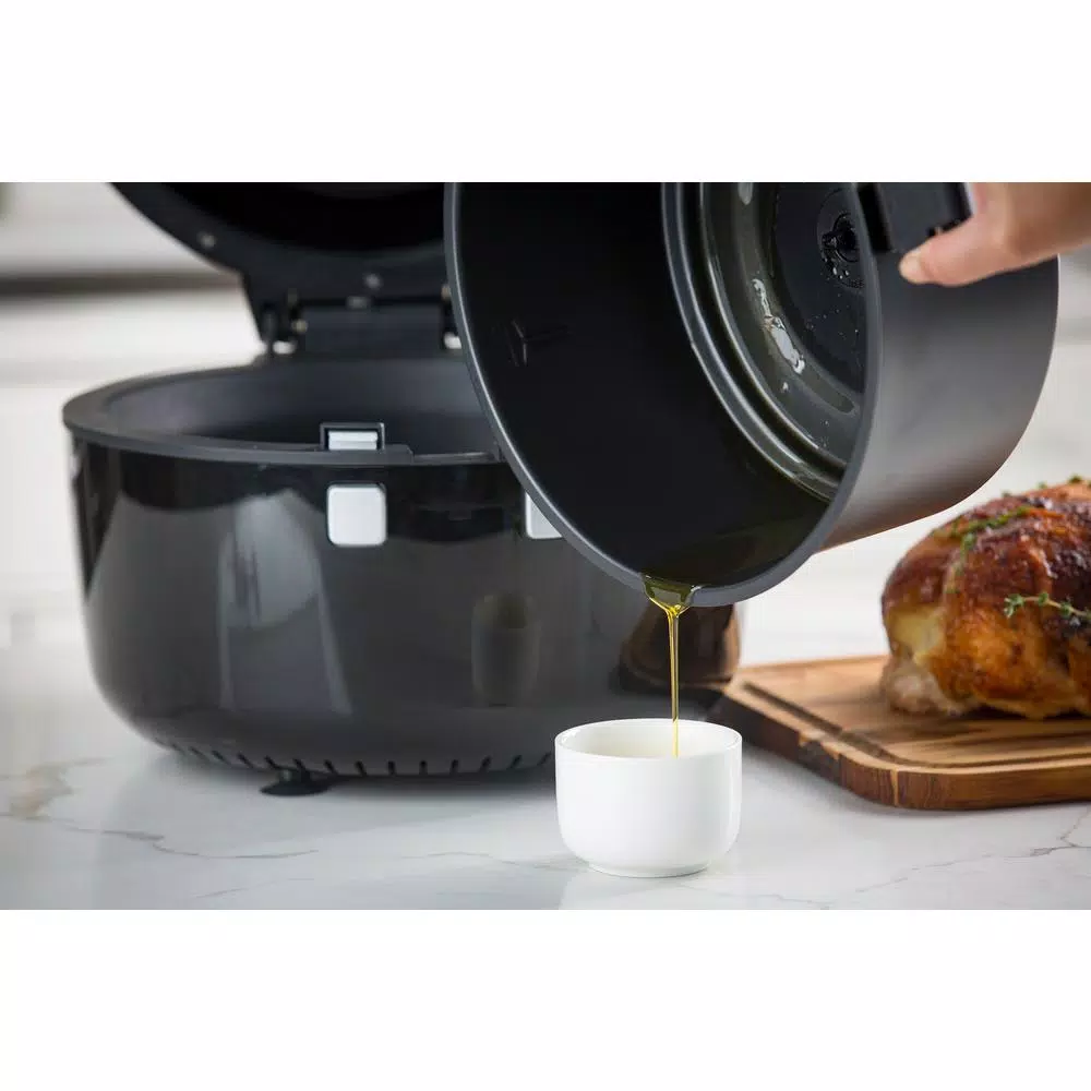 Modernhome 7 Qt. Auto-Stirring Digital Air Fryer, 1350W Rotating Convection Oven