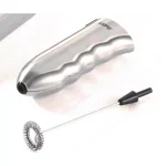 GEFU Stainless Steel Handheld Milk Frother, 16,000 RPM Battery Powered Whisk thumbnail 2