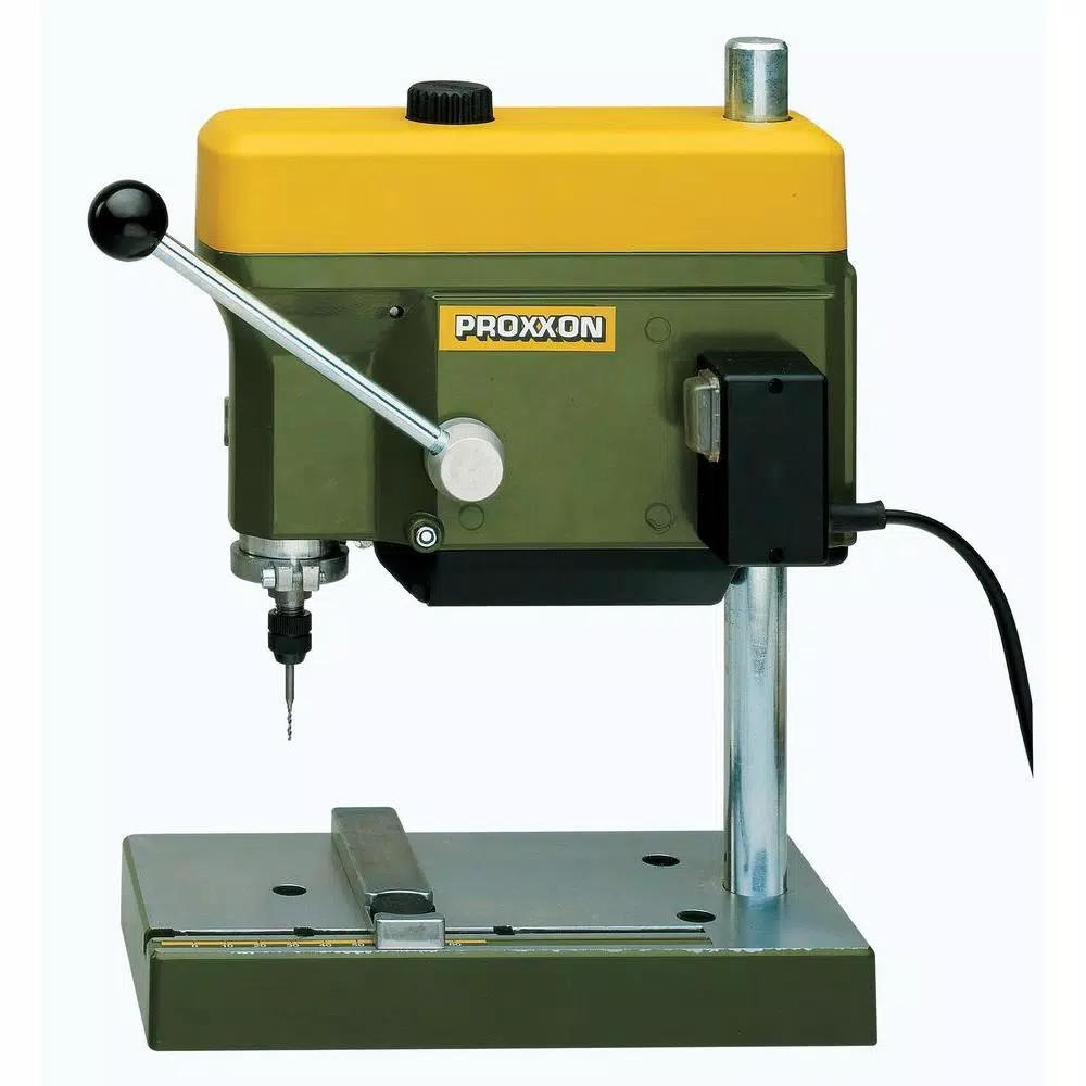 Proxxon TBM 115 Bench Drill Press with 6 Steel Collets