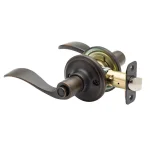 Copper Creek Colonial Waverlie Tuscan Bronze Privacy Lever for Bedroom and Bathroom Doors thumbnail 1