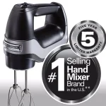 Hamilton Beach Professional 5-Speed Hand Mixer, Black thumbnail 3