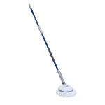 Quickie Microfiber Twist String Mop 4-Pack with Ratcheting Wringing Handle thumbnail 1