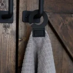 RITZ Hook and Hang Gray Woven Cotton Kitchen Towels, Set of 2 thumbnail 2