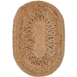 LR Home Natural Brown Jute Placemats, 19 in. x 13 in. - Set of 4 thumbnail 1