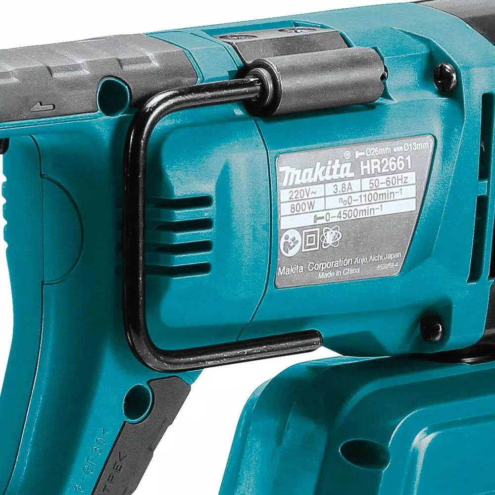 Makita HR2661 1 in. AVT Rotary Hammer with HEPA Dust Extractor, SDS-Plus, D-Handle