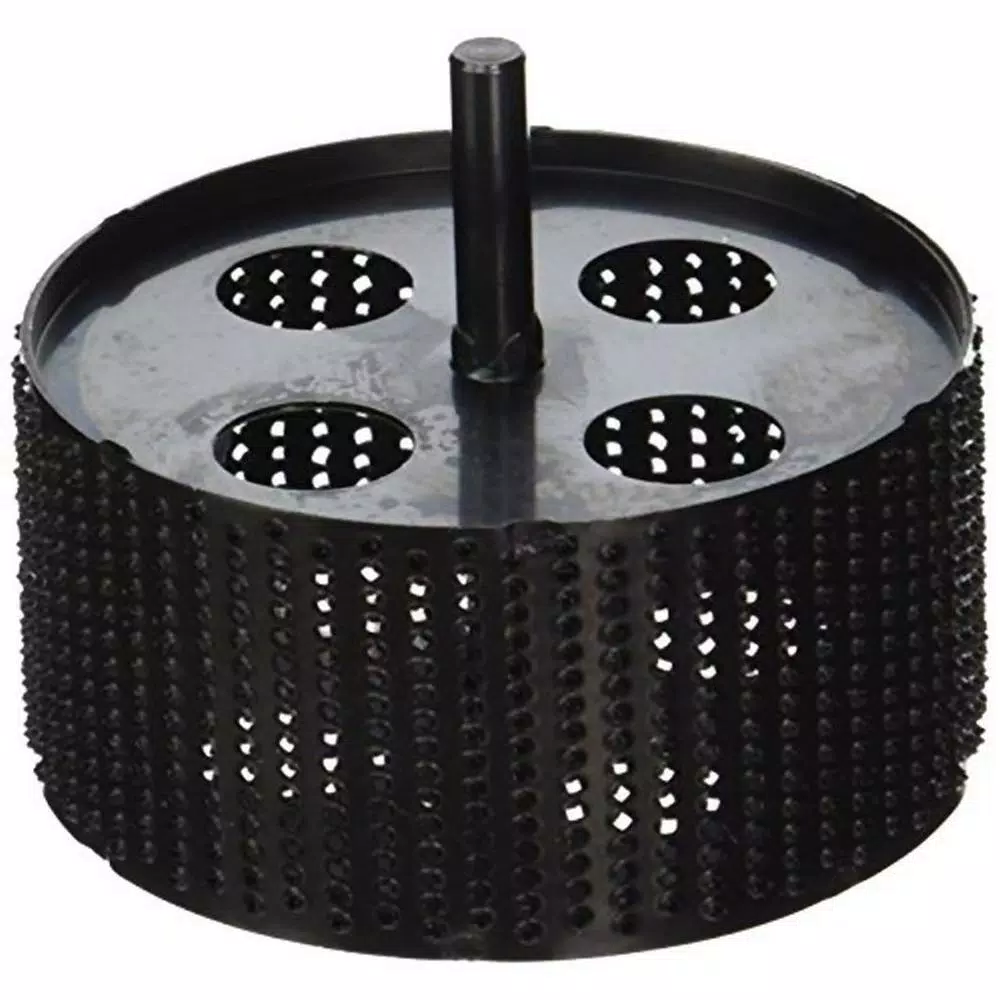 Eazypower 3 in. Rotary Drum Rasp, 1/4 in. Shank, Alloy Steel Grinding Bit
