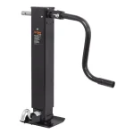 CURT Direct-Weld Square Trailer Jack with Side Handle, 12,000 lbs. Support, 12.5 in. Travel thumbnail 1