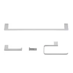 Italia Palermo 4-Piece Polished Chrome Bath Hardware Set by Italia thumbnail 1