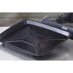 DeLonghi De'Longhi 192 sq. in. Indoor Grill with Tempered Glass Lid and Adjustable Thermostat, Black thumbnail 5