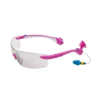 SoundShield ReadyMax SoundShield Women's Sport Safety Glasses with NRR 25dB PermaPlug Earplugs, Pink thumbnail 1